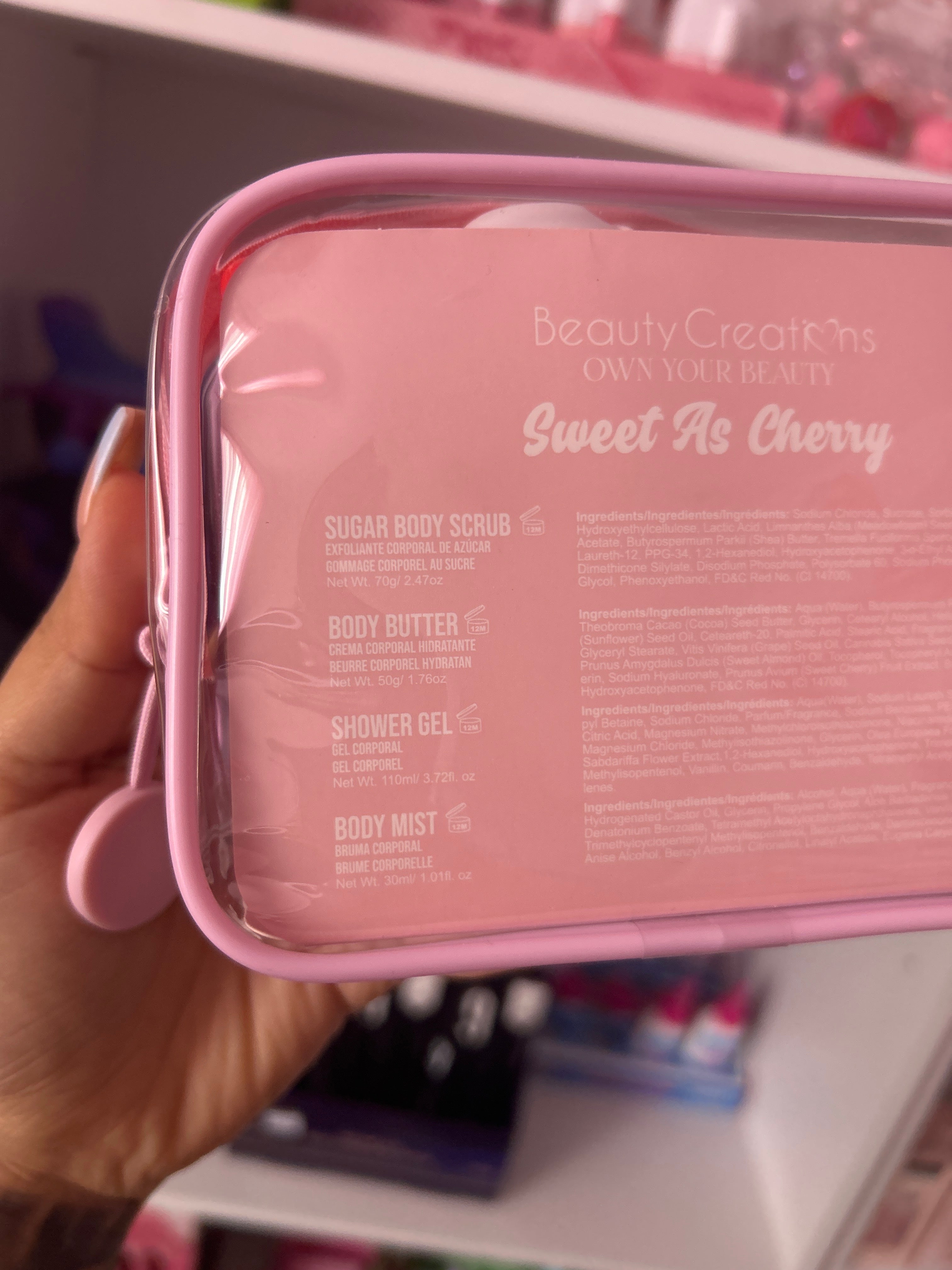 Beauty creations, travel set ￼