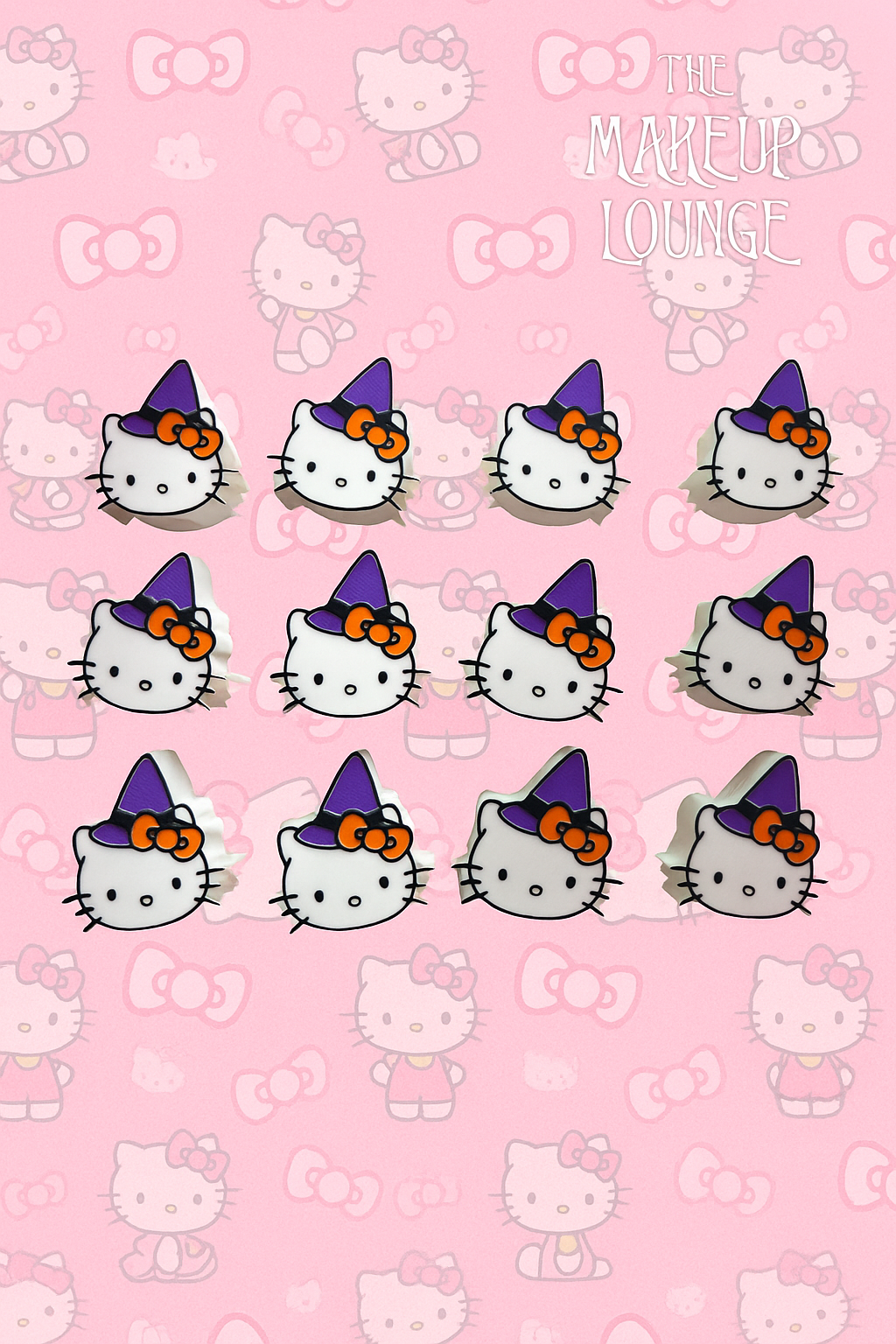Wholesale straw toppers witch hello kitty