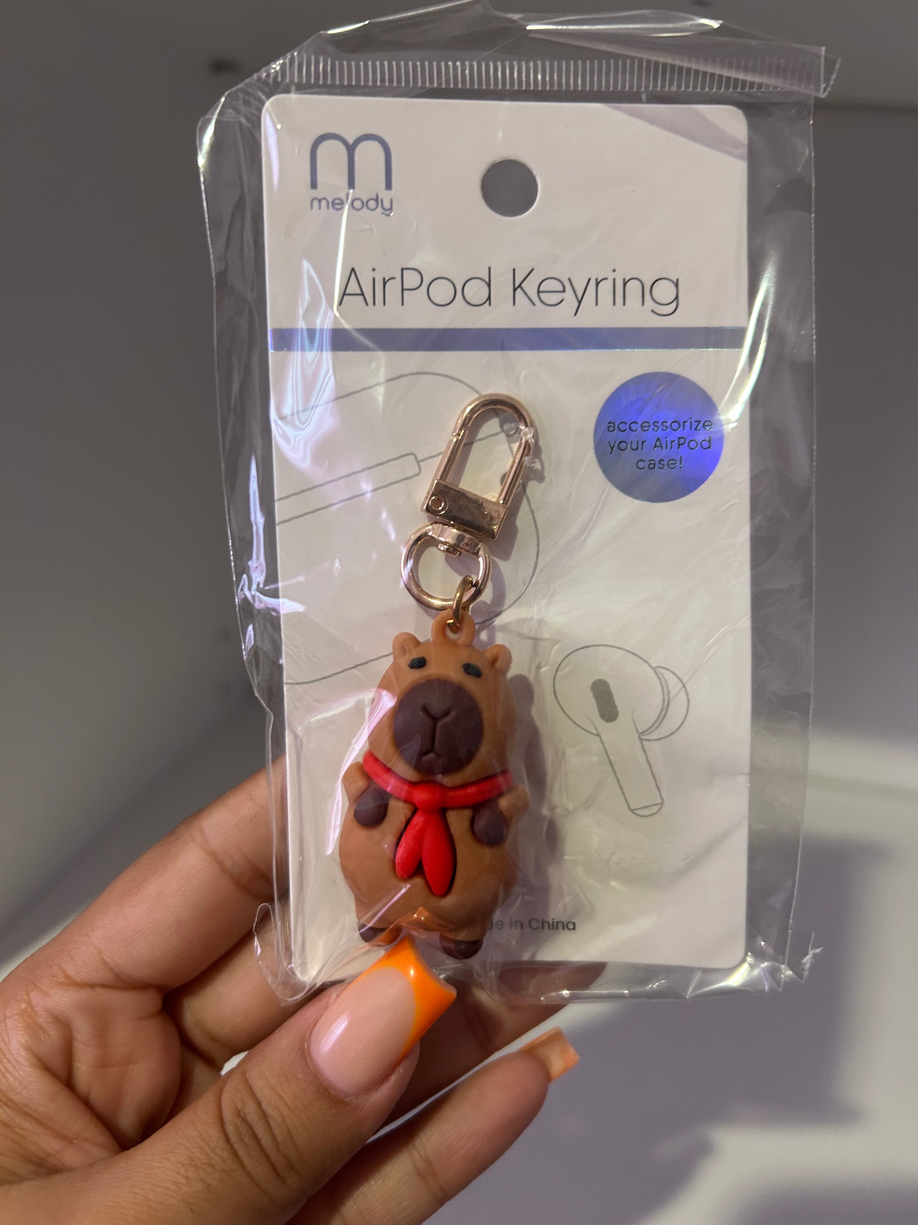 Capybara keychain ￼