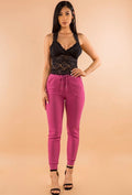 Dark Mauve Joggers