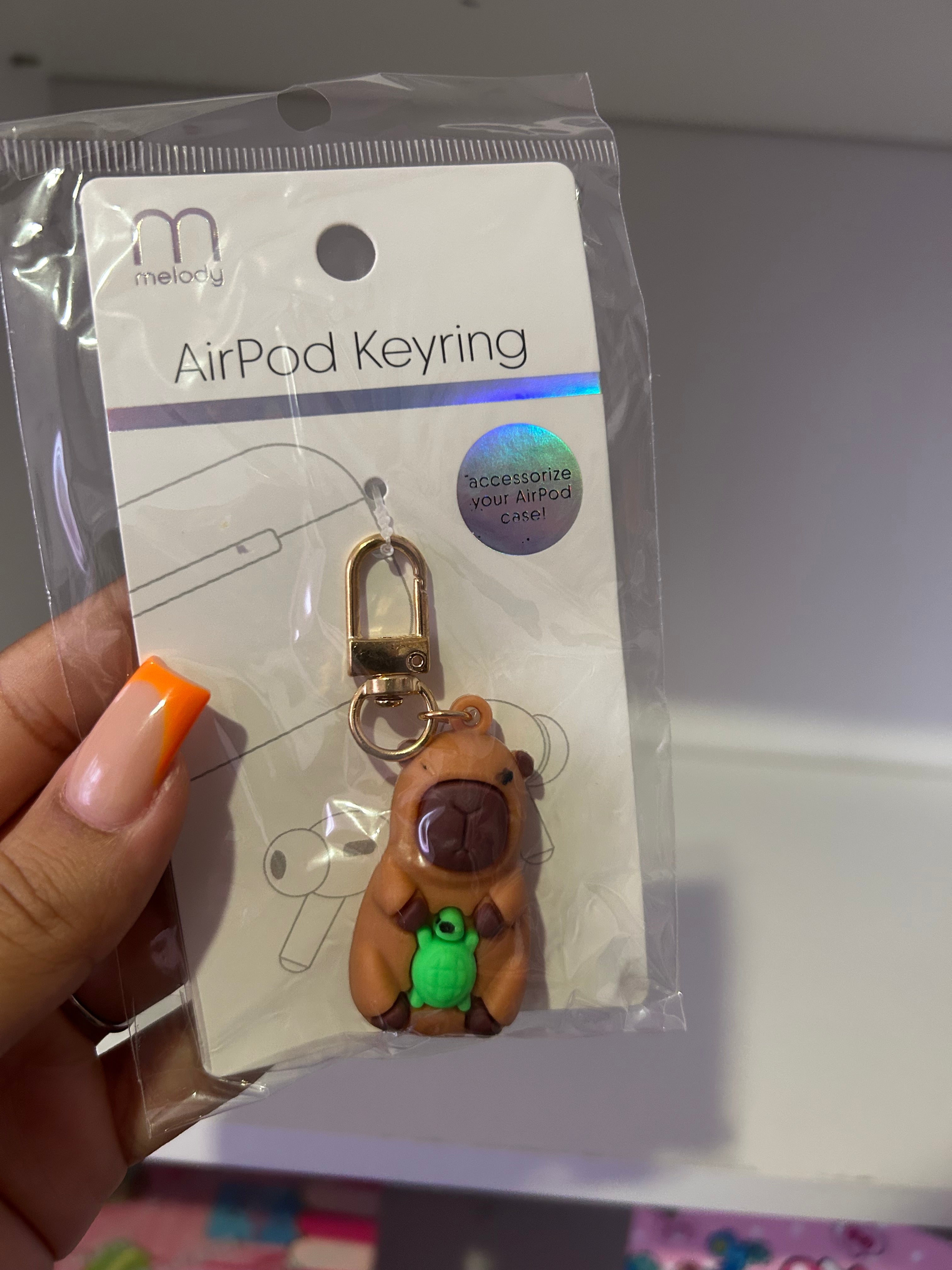 Capybara keychain ￼