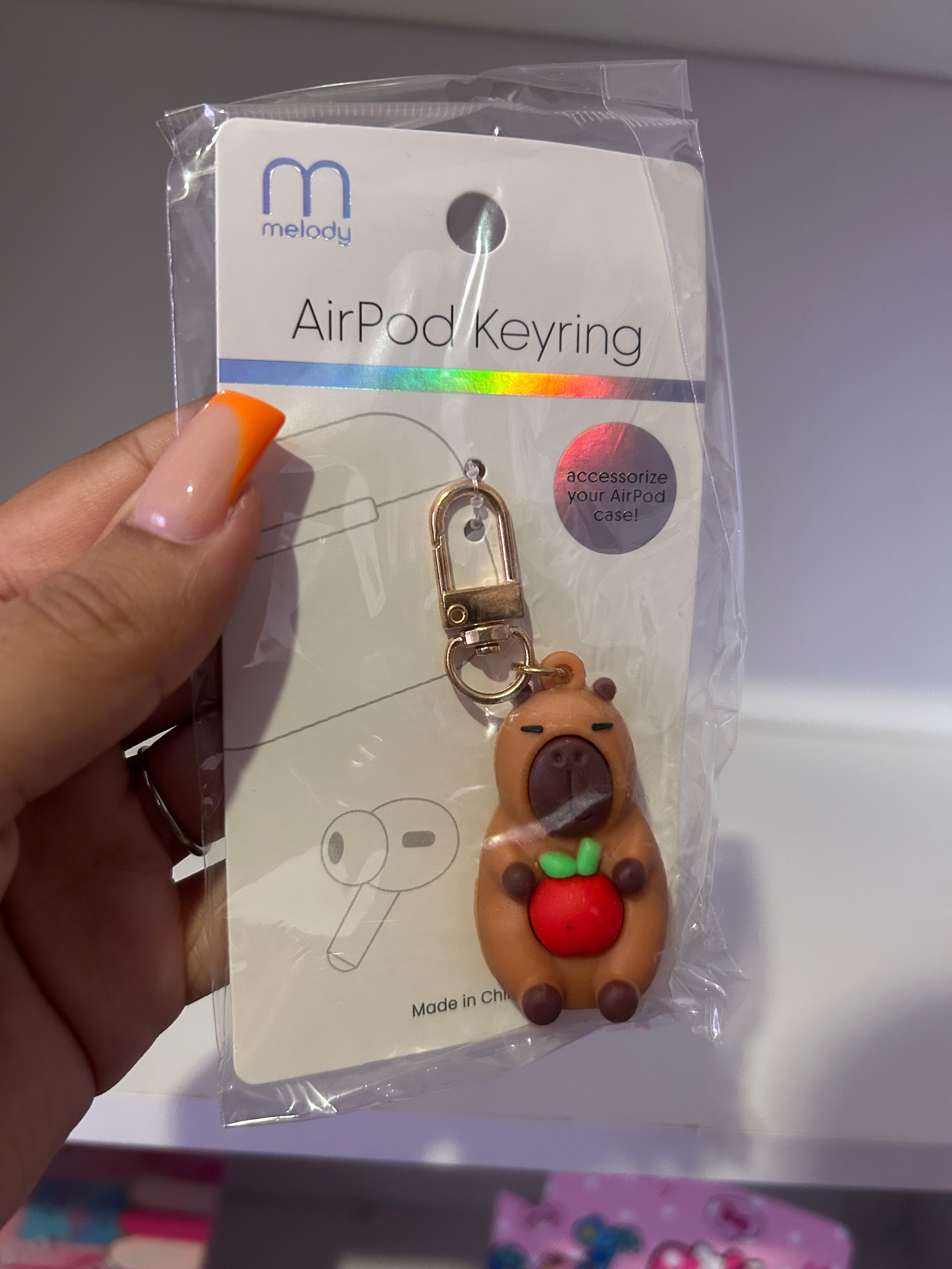 Capybara keychain ￼