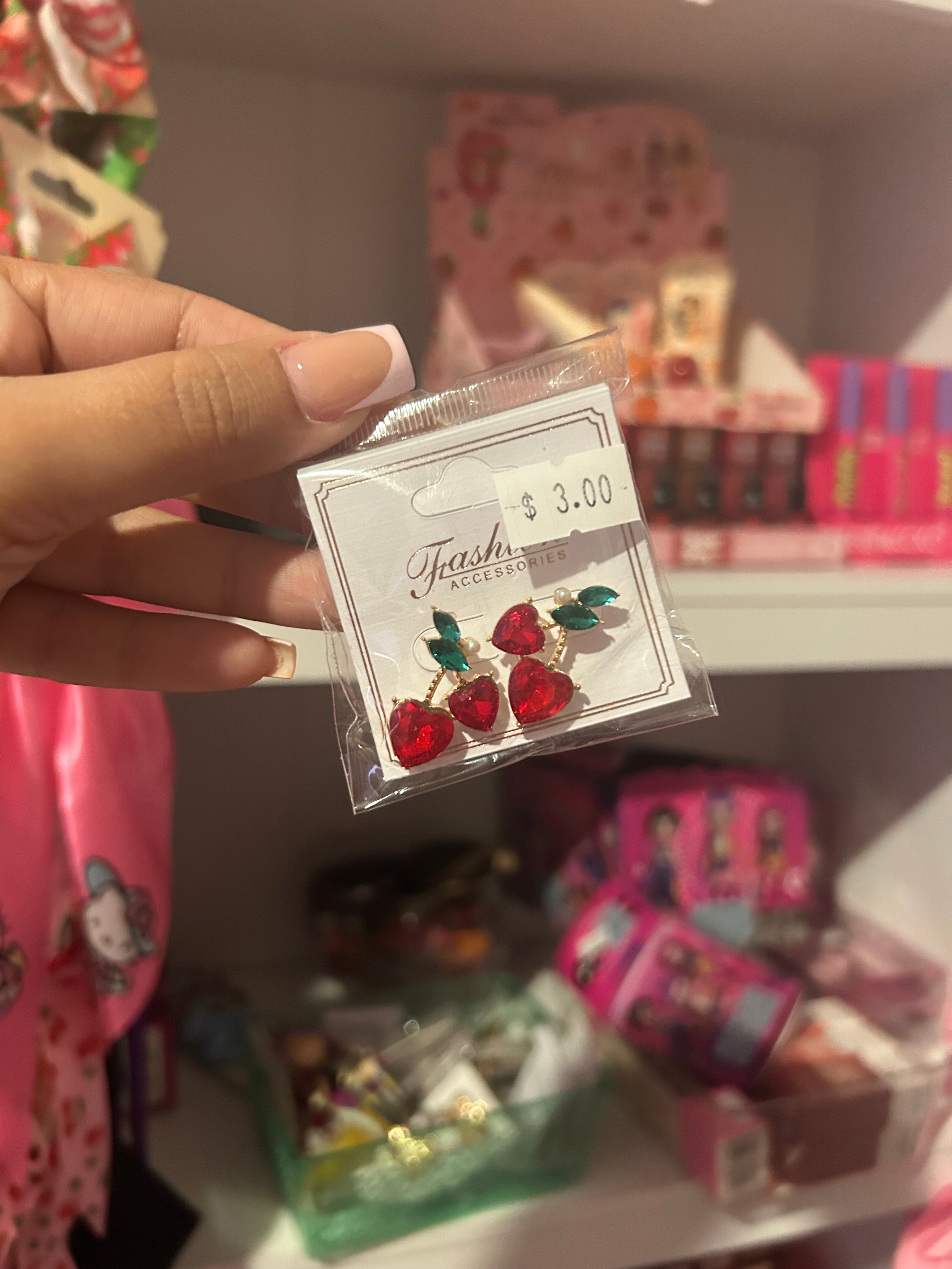 Cherry earrings