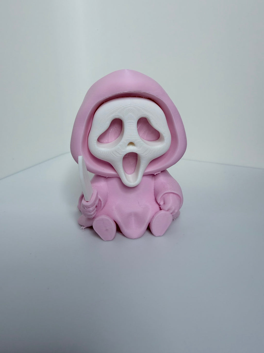 Pink scream 3d figure