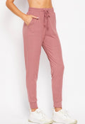 Plus Size Mauve Joggers
