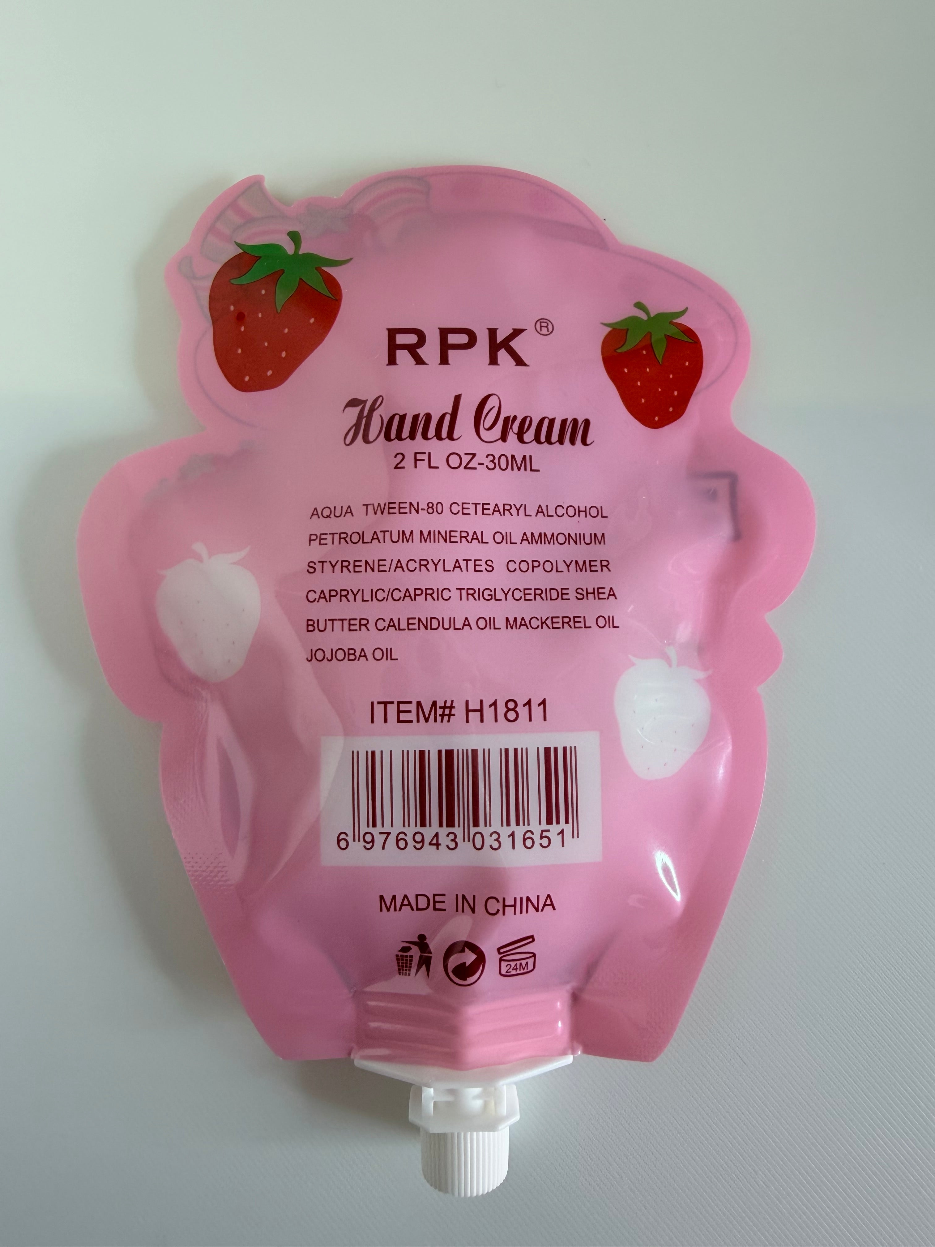 Small hand lotion