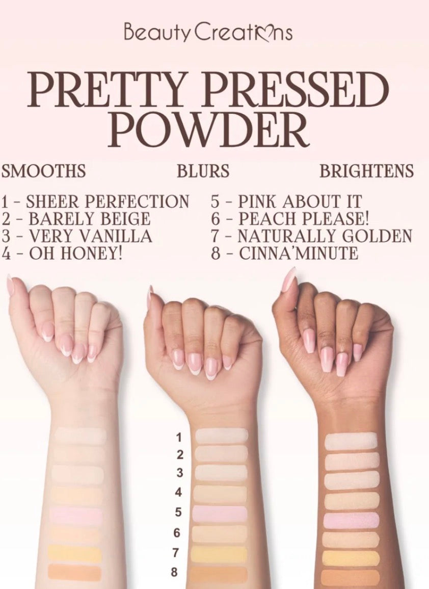Beauty creations pretty pressed powder ￼