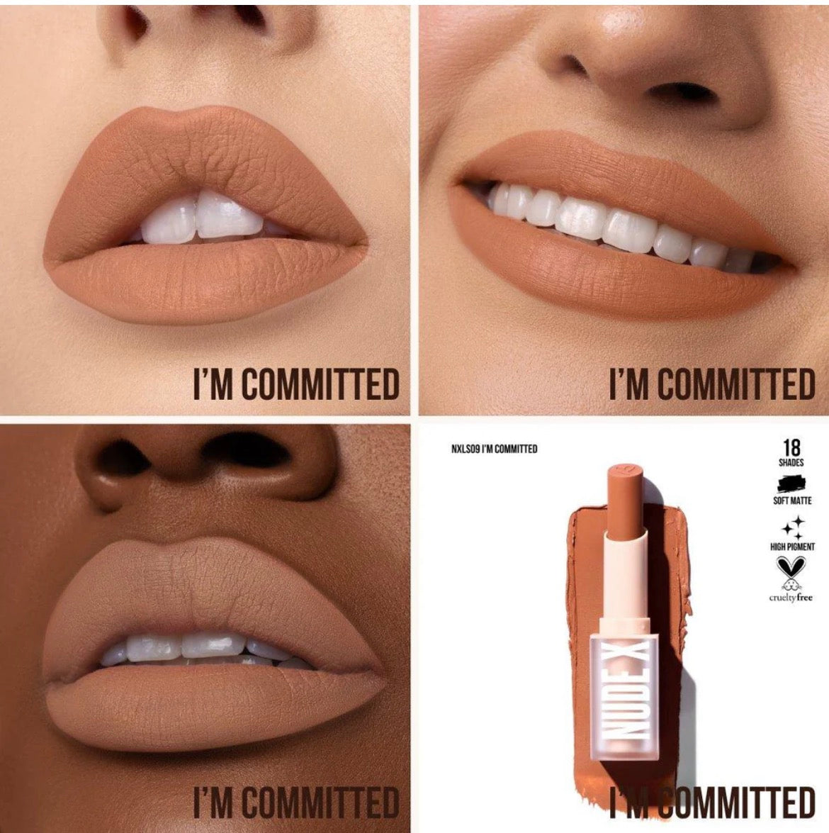Beauty creations I’m committed lip stick￼